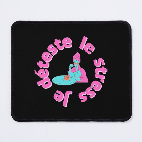 Item preview, Je deteste le stress - I hate Stress designed and sold by janraydesigns.