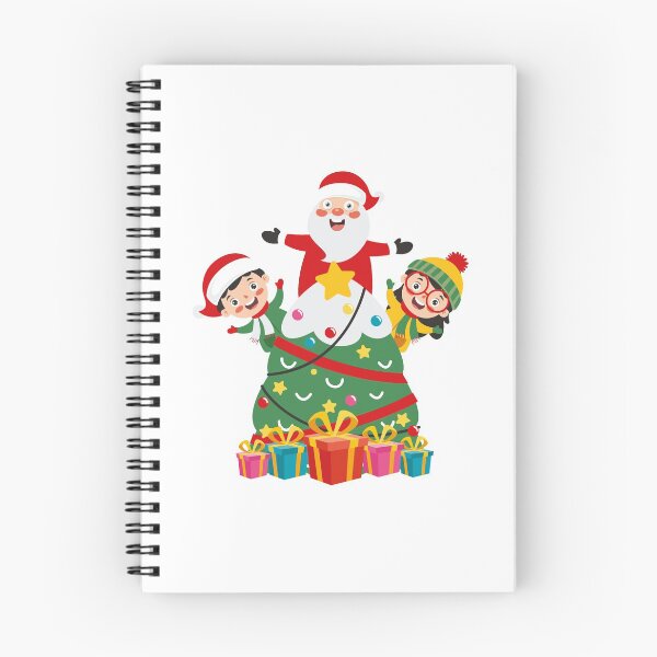 Item preview, Christmas Tree Santa Family Holiday Season designed and sold by StickerbashCo.