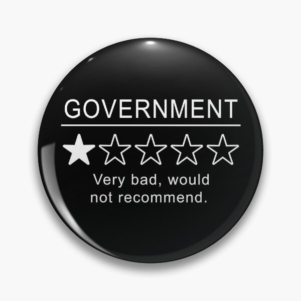 Item preview, Government Very Bad Would Not Recommend Funny Libertarian  designed and sold by ArtOfRebellion.
