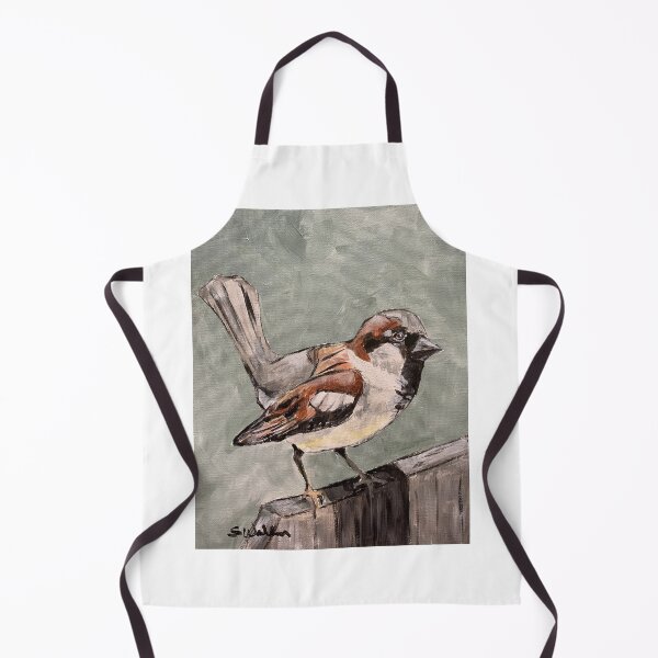 Item preview, House Sparrow On Fence designed and sold by Susan  Washington.