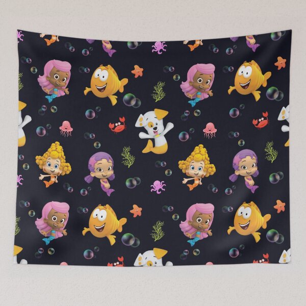 Item preview, Awesome bubble guppies girls sea life baby nursery pattern,  kids room decor designed and sold by portrait4you.