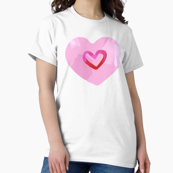 Pink and white hearts Classic T-Shirt
