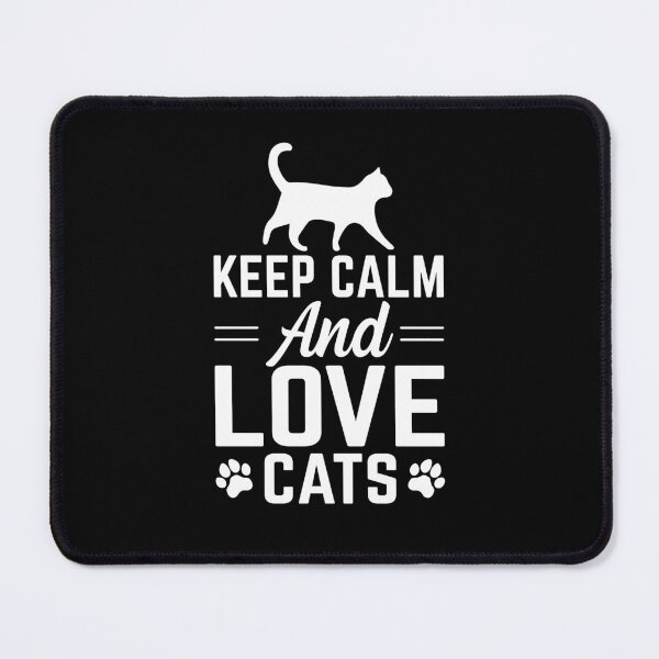 Item preview, Keep Calm and Love Cats designed and sold by Coteafee.