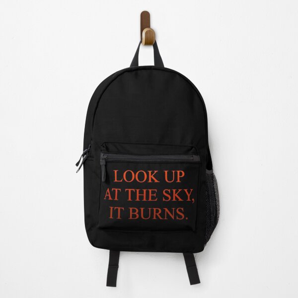 Item preview, LOOK UP AT THE SKY, IT BURNS. (Black) designed and sold by SonArserker.