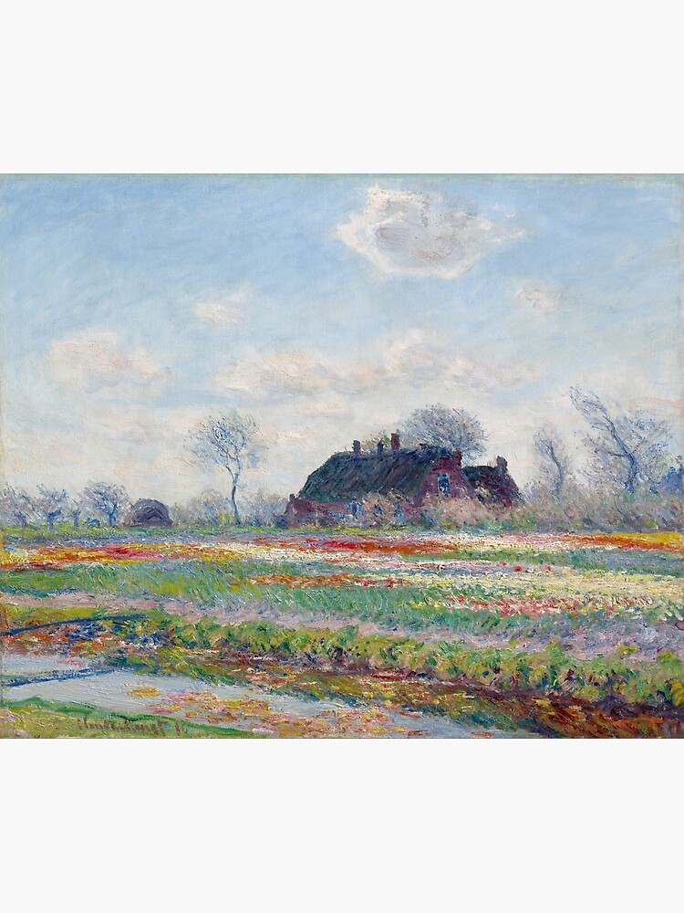 Tulip Fields At Sassenheim Famous Painting By Claude Monet Poster By Publishing Jack