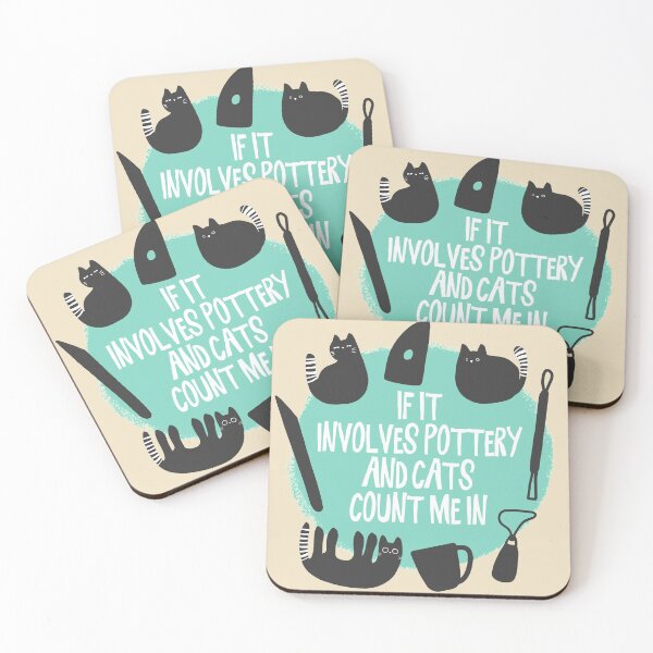 Item preview, Pottery and Cats designed and sold by Teequeque.
