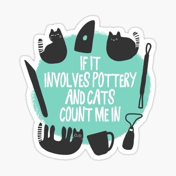 Item preview, Pottery and Cats designed and sold by Teequeque.