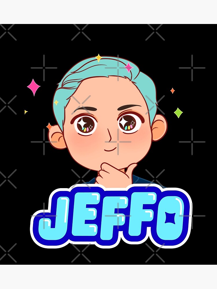 jeffo-youtuber-roblox-poster-for-sale-by-berdofrenzy-redbubble