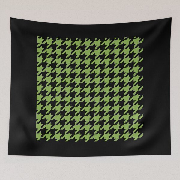 Item preview, Houndstooth design in greenery and black designed and sold by DavidASmith.