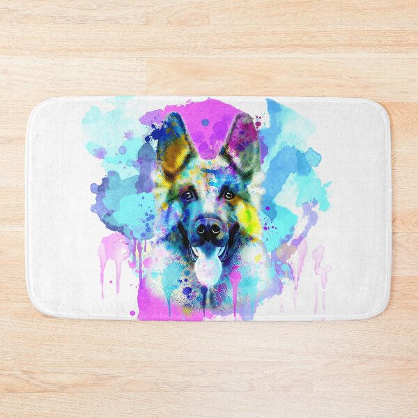 Item preview, German Shepherd Watercolor, Artistic German Shepherd, German Shepherd Art, German Shepherd Lovers designed and sold by RomanDigitalArt.