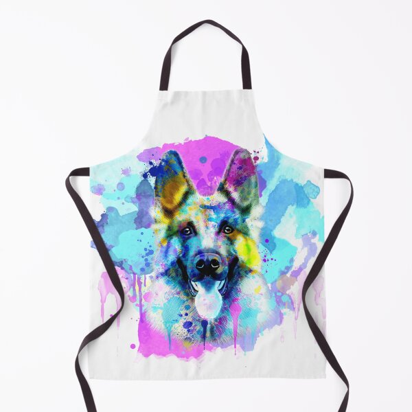 Item preview, German Shepherd Watercolor, Artistic German Shepherd, German Shepherd Art, German Shepherd Lovers designed and sold by RomanDigitalArt.