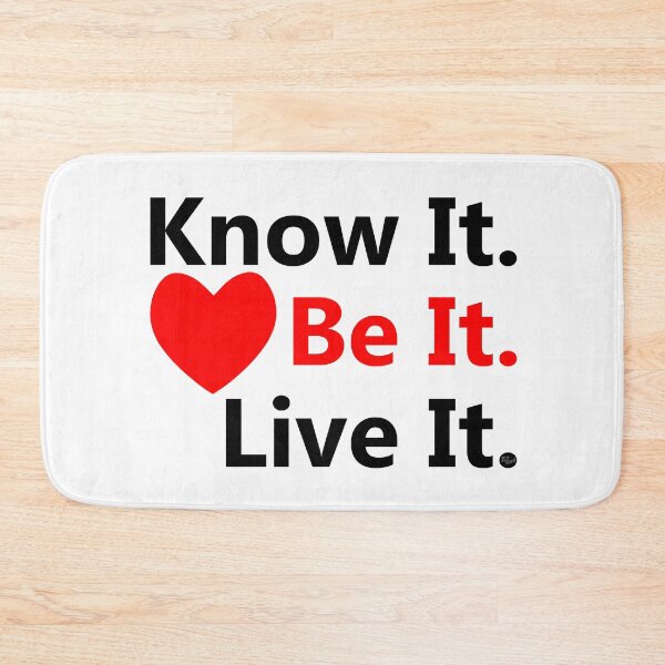 Item preview, Know It. Be It. Live It. designed and sold by Bill Ressl.