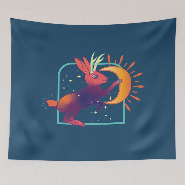 Item preview, Cosmic Cryptids Moon Jumping Jackalope designed and sold by Terratapia.