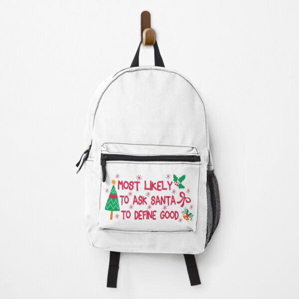 Item preview, Most Likely To Ask Santa To Define - Funny Quote Christmas lover Men Women Boys Girls Kids Birthday Gift  designed and sold by ChanUus.