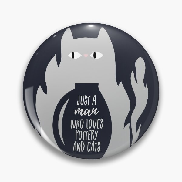 Item preview, A man who loves pottery and cats designed and sold by Teequeque.
