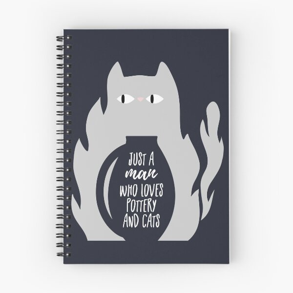Item preview, A man who loves pottery and cats designed and sold by Teequeque.
