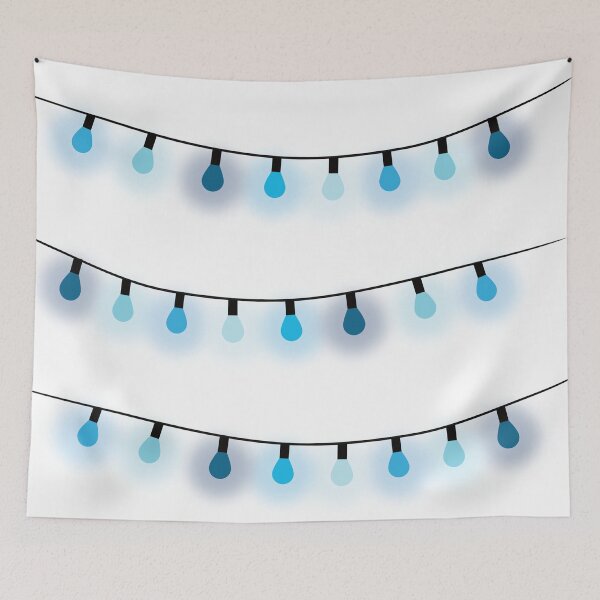 Item preview, Calm Blue Lightbulbs designed and sold by NatNessie.