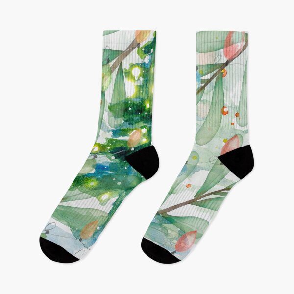 Item preview, Watercolor Christmas Pattern designed and sold by Wheeler-Styl3.