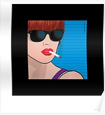 Pop Art Girl Cindy Poster