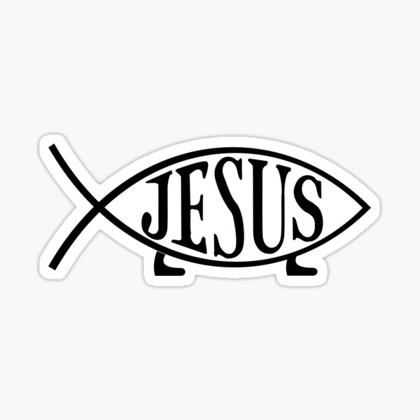 jesus Darwin Fish Eating Jesus Fish Funny Art' Beanie