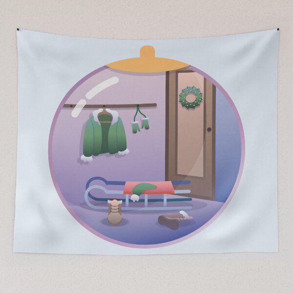 Item preview, Christmas ball with a sled inside designed and sold by Katya Chekanova.
