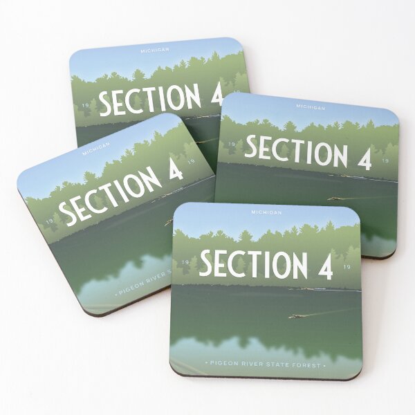 Item preview, Section Four Lake - Pigeon River Country designed and sold by Renegade Creative.