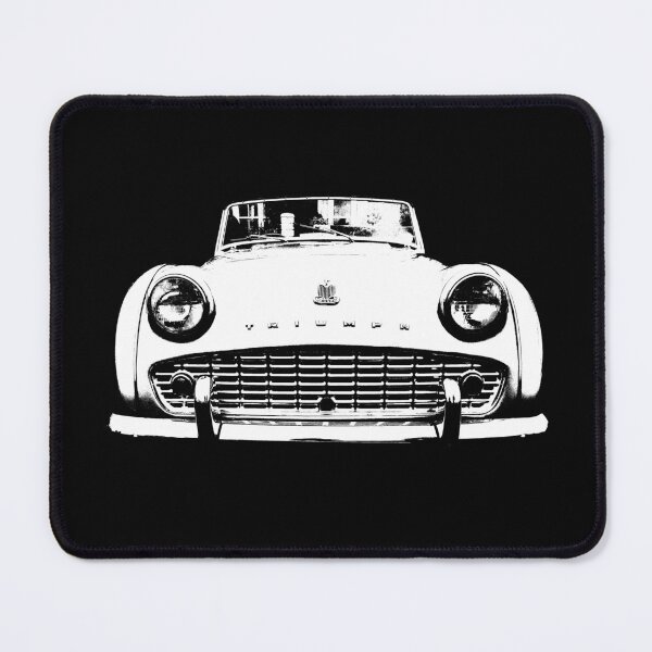 Item preview, Triumph TR3 British classic car monoblock white designed and sold by soitwouldseem.