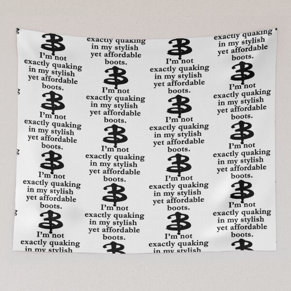 Item preview, Buffy The Vampire Slayer Quote v1.0 designed and sold by obsidiandream.