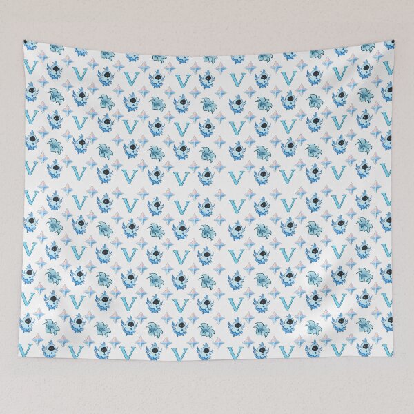 Item preview, white Venti inspired pettern - genshin impact  designed and sold by Mari-Firefly.