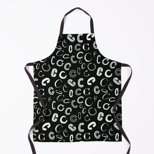Item preview, Letter C Pattern - white on blacks designed and sold by karousel.