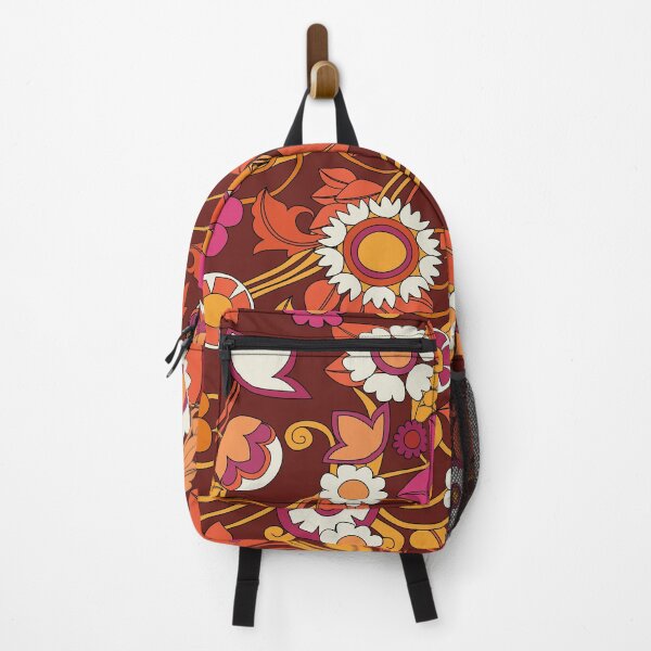 Item preview, 70s, 60s, Vintage Pattern, Boho, Retro Flower Power, Floral Pattern designed and sold by Ink Tally.