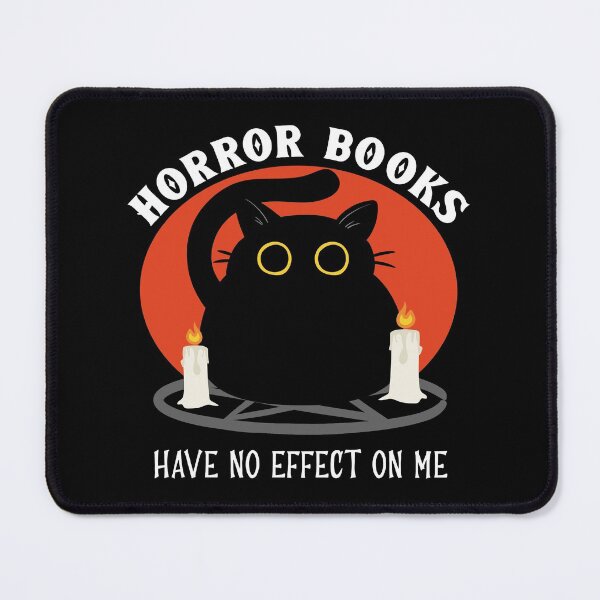 Item preview, Horror Books Have No Effect On Me - Funny Book Lover Black Cat designed and sold by TMBTM.