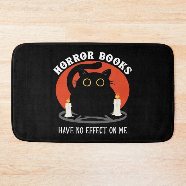 Item preview, Horror Books Have No Effect On Me - Funny Book Lover Black Cat designed and sold by TMBTM.