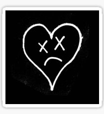 Mars Argo Sad Heart Sticker Sticker