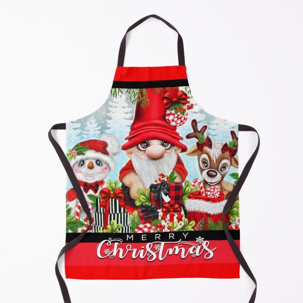 Christmas Gnome & Friends Apron