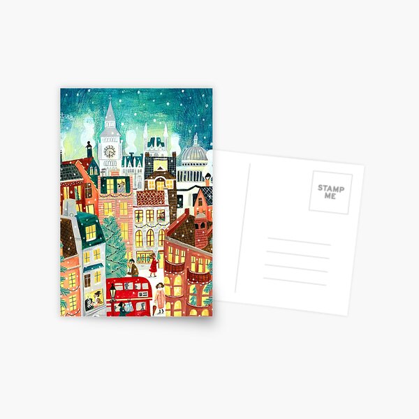 Item preview, London city in the snow designed and sold by Caroline Bonne Müller.