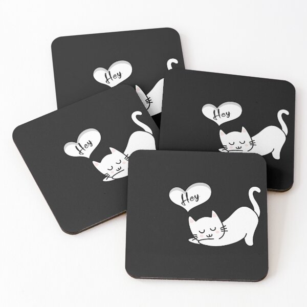 Item preview, cat says hey designed and sold by Black-Store0.