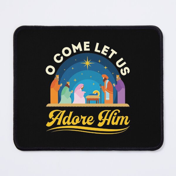 Item preview, O Come Let Us Adore Him Christmas Jesus Nativity Christian designed and sold by jaygo.