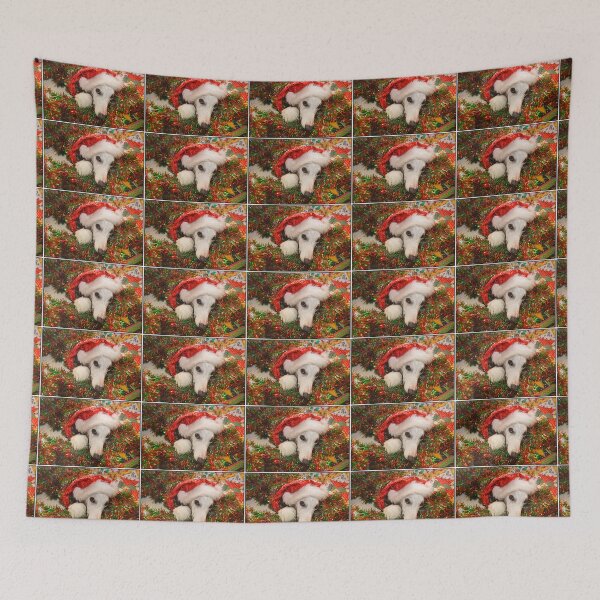 Aperçu de l'œuvre Whippet de Noël créée et vendue par Vicki Johnson.