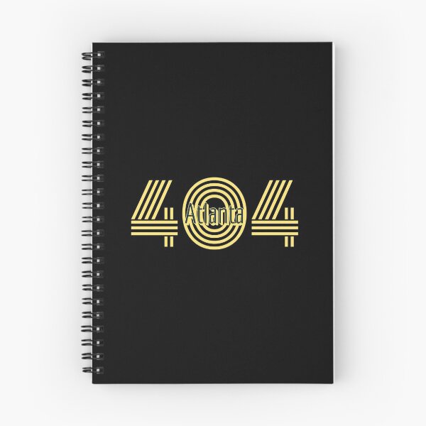 Item preview, Atlanta 404 Area Code in Yellow and Black designed and sold by Lisa Thomas.