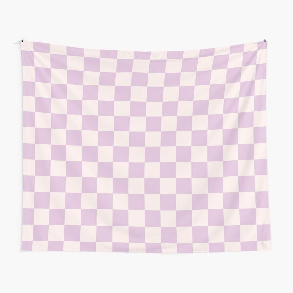 Checkerboard Mini Check Pattern in Double Pale Periwinkle Purple