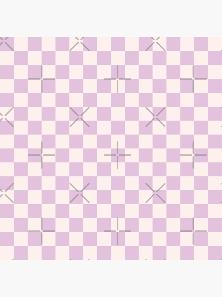 Checkerboard Check Checkered Pattern in Blush Pink and Cream Poster for  Sale by kierkegaard