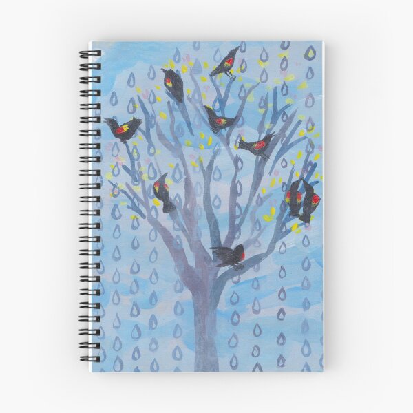 Item preview, Blackbirds in the Rain designed and sold by Cleopatra Cutler.