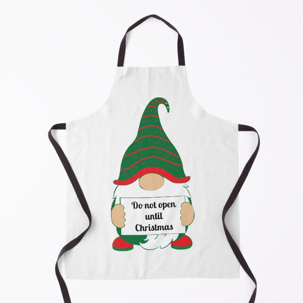Item preview, Cute funny gnome do not open until Christmas white designed and sold by j9gothbe.