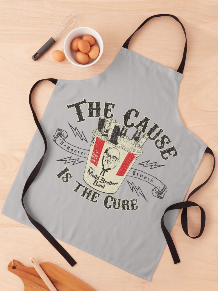 Thumbnail 1 of 6, Apron, The CAUSE is the CURE - black designed and sold by ricasso64.