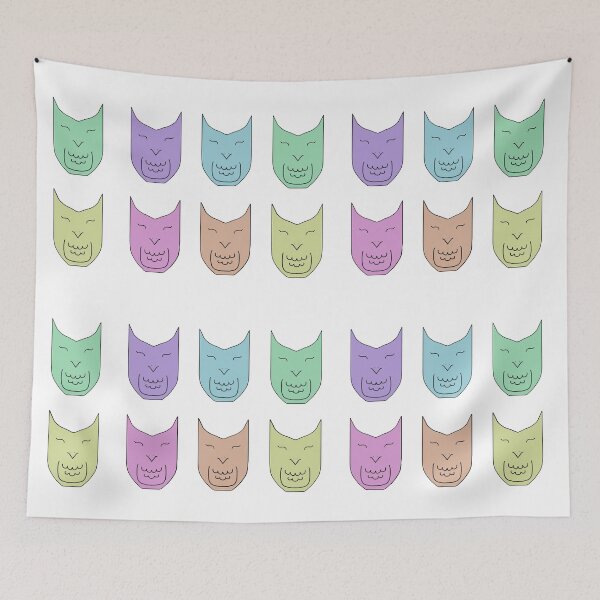 Item preview, Pastel Rainbow Owls  designed and sold by GoudaKnight.