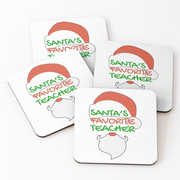 Item preview, SANTA'S FAVORITE TEACHER designed and sold by LinkunShop.
