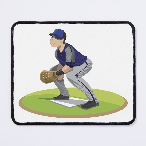 Item preview, Center field baseball player ready for game designed and sold by akiitzu-lm.