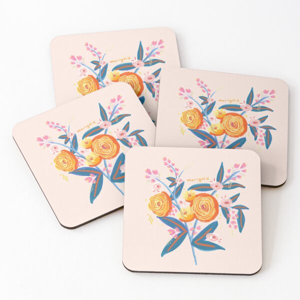Item preview, Marigold Flower designed and sold by Hi-LeStory.