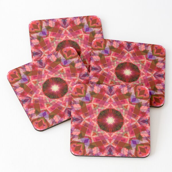Item preview, Dark Red Purple Moroccan Tiles Geometric Christmas Festive Star Pattern Mosaic designed and sold by PatternPerfect.